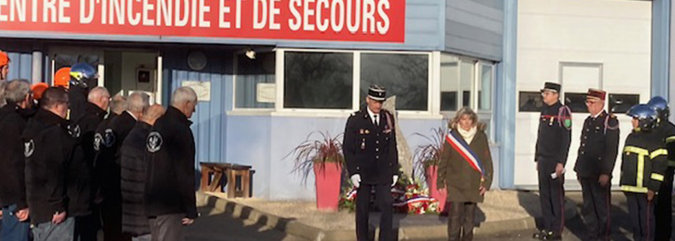 Sainte Barbe 2026 - Stèle en hommage aux SP disparus